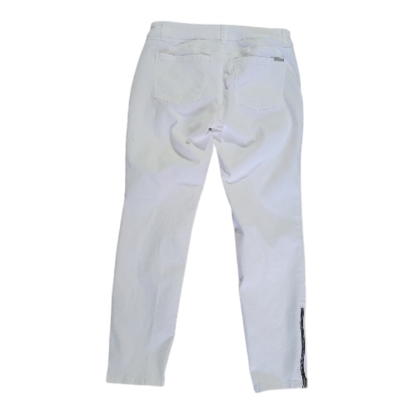 NWT White House Black Market Skimmer Jeans Ankle Zip Skinny Denim Preppy Chic 8 - Picture 2 of 9